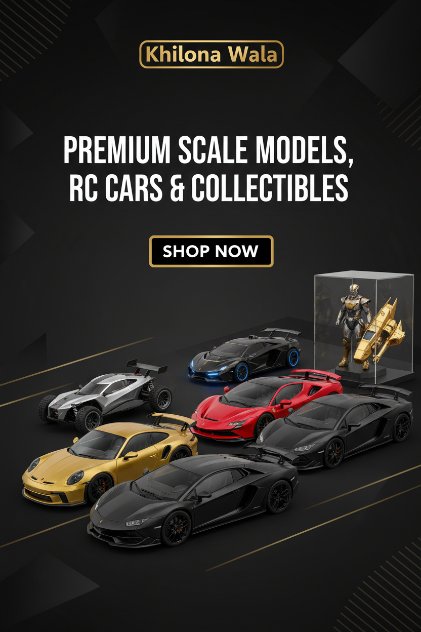 Khilona Wala RC Cars & Collectibles Banner