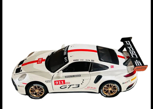 Porsche 911 GT3 – 1:32 Scale Die-Cast Model Car | White